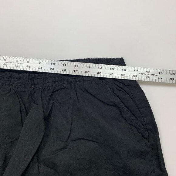 Only Necessities Womens Plus Size 20WP Black Pants Elastic Waist Straight Leg - Picture 5 of 7